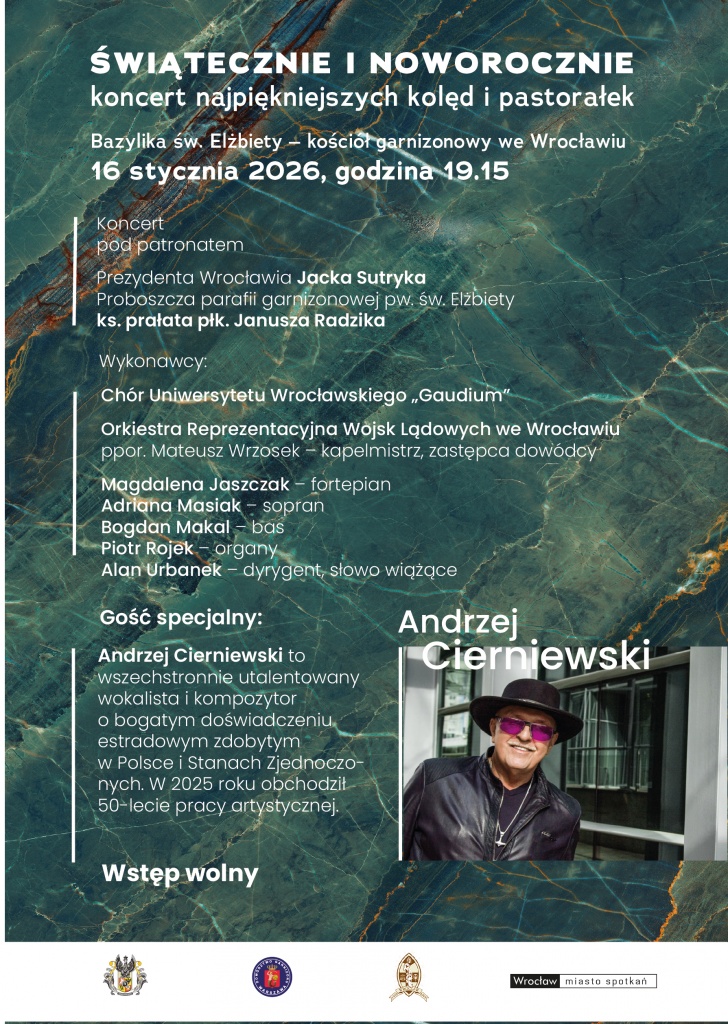 Koncert świąteczno-noworoczny 16.01.2025 r. g.19.00 Koncert świąteczno-noworoczny 16.01.2025 r. g.19.00